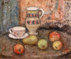 Nature Morte - Post Impressionist Oil, Still Life of Fruit by Georges D'Espagnat