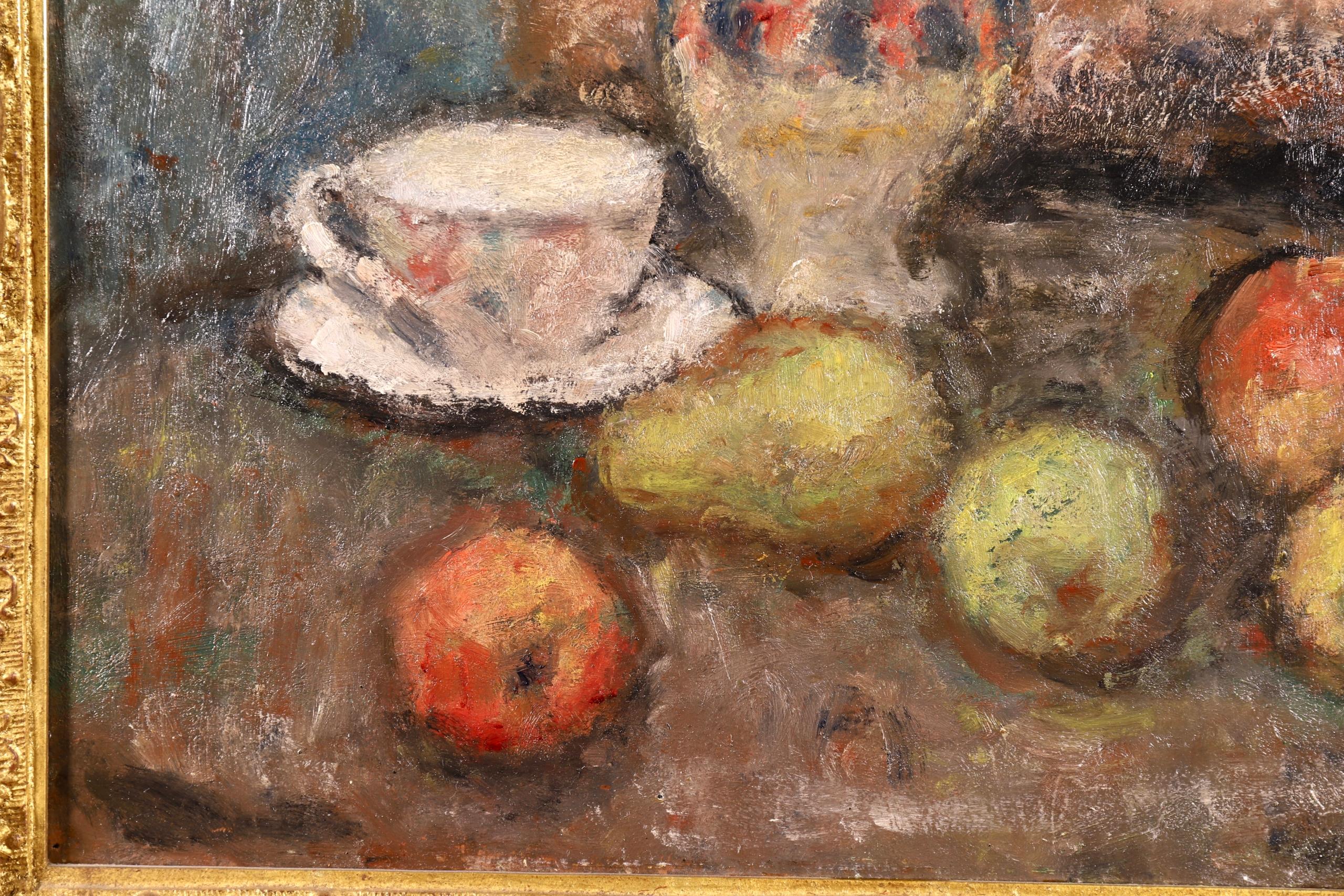 Nature Morte - Post Impressionist Oil, Still Life of Fruit by Georges D'Espagnat 3