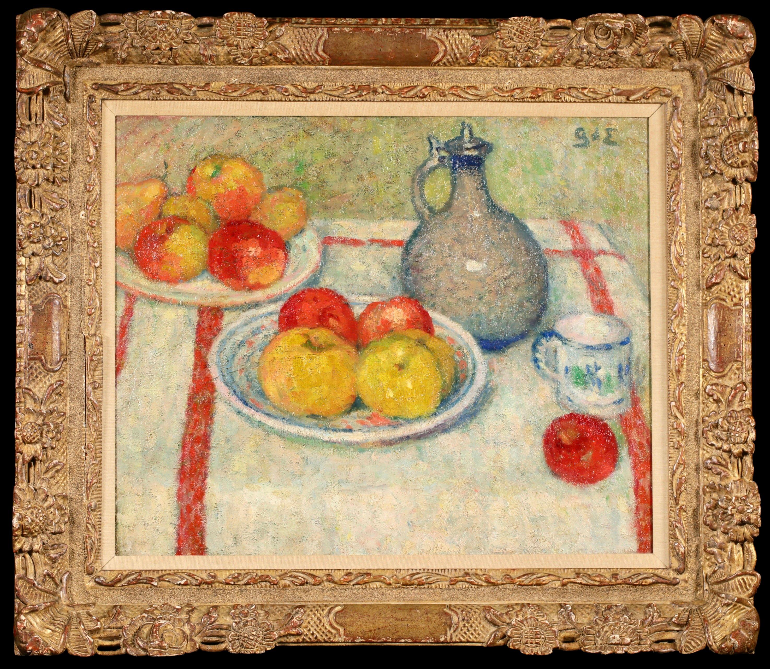 Nature Morte - Postimpressionistisches Stillleben Ölgemälde von Georges D'Espagnat