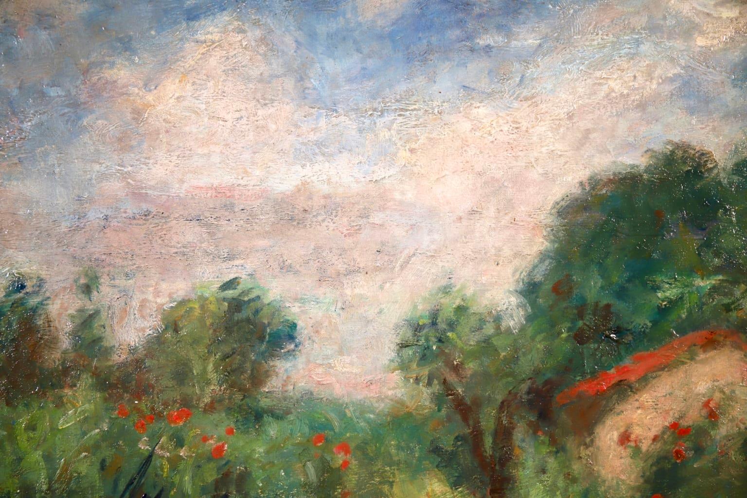 Paysage de campagne - Post-Impressionist Oil, Landscape by Georges D'Espagnat 9