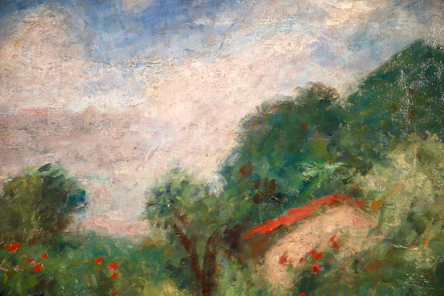 Paysage de campagne - Post-Impressionist Oil, Landscape by Georges D'Espagnat 10