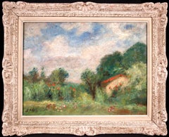 Paysage de campagne - Post-Impressionist Oil, Landscape by Georges D'Espagnat
