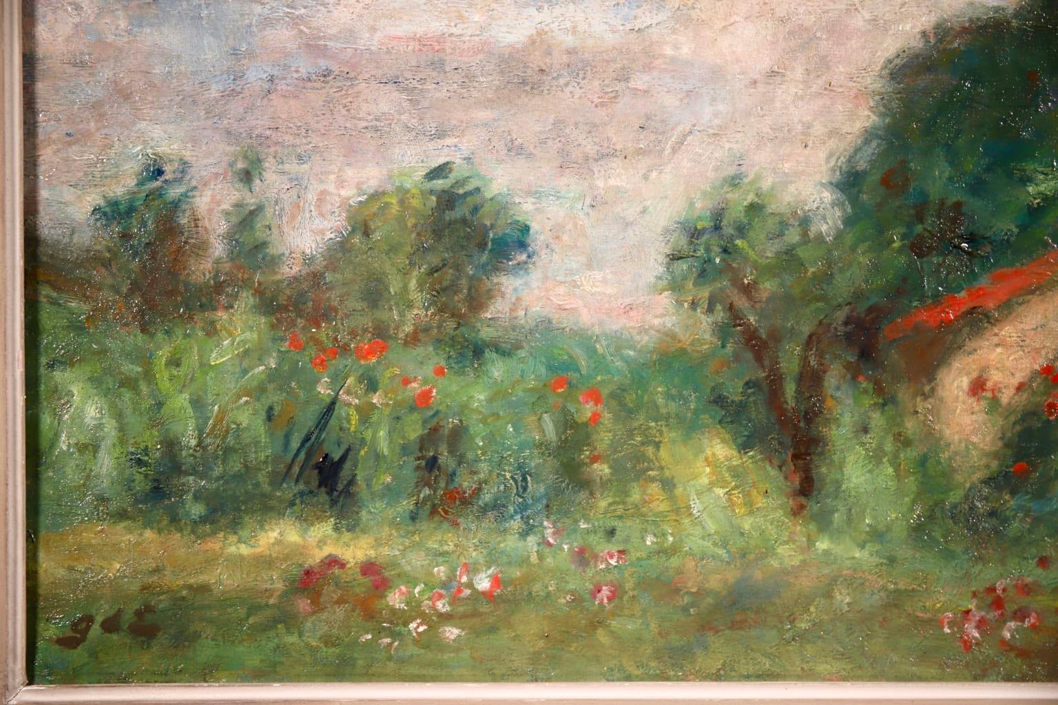 Paysage de campagne - Post-Impressionist Oil, Landscape by Georges D'Espagnat 2