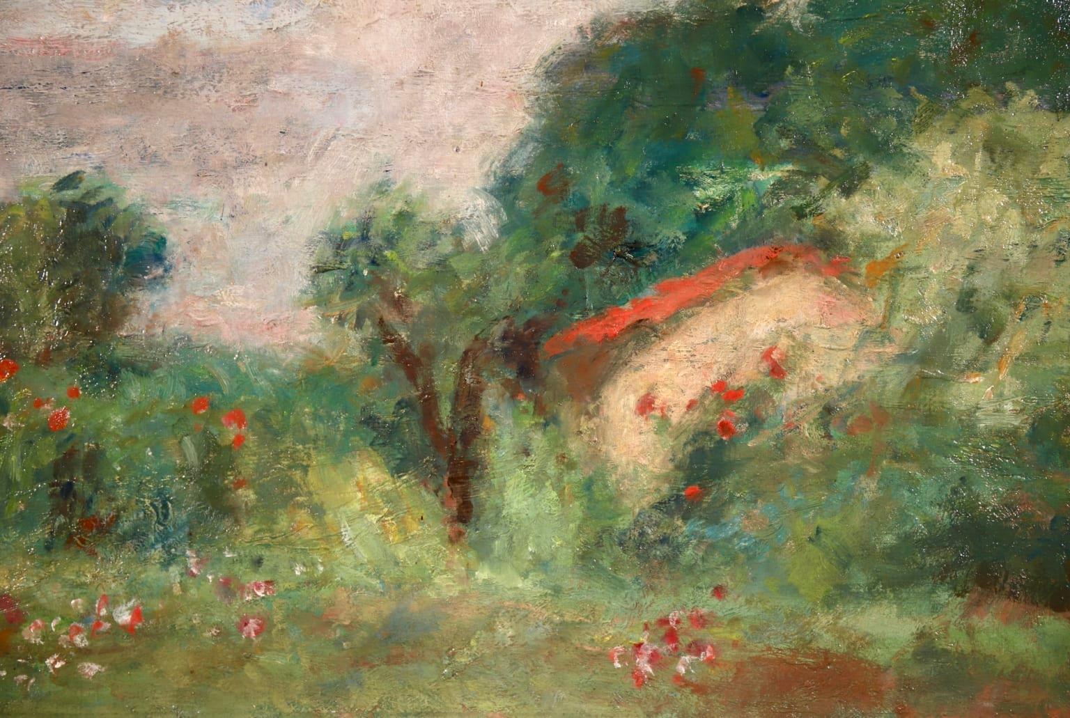 Paysage de campagne - Post-Impressionist Oil, Landscape by Georges D'Espagnat 3