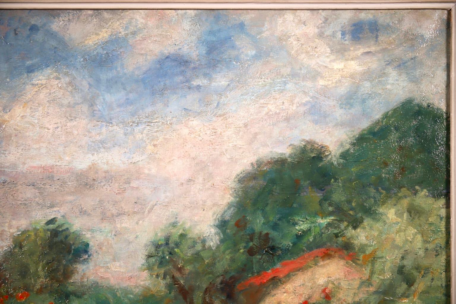 Paysage de campagne - Post-Impressionist Oil, Landscape by Georges D'Espagnat 6
