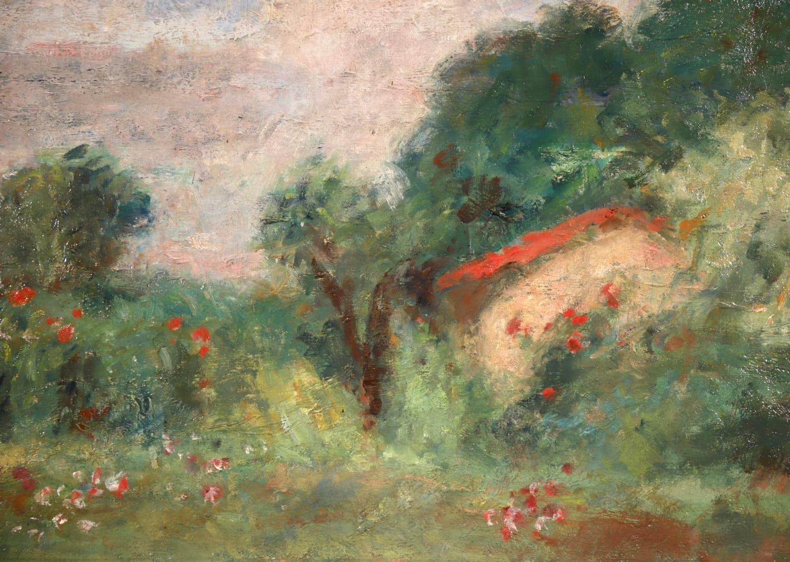 Paysage de campagne - Post-Impressionist Oil, Landscape by Georges D'Espagnat 7