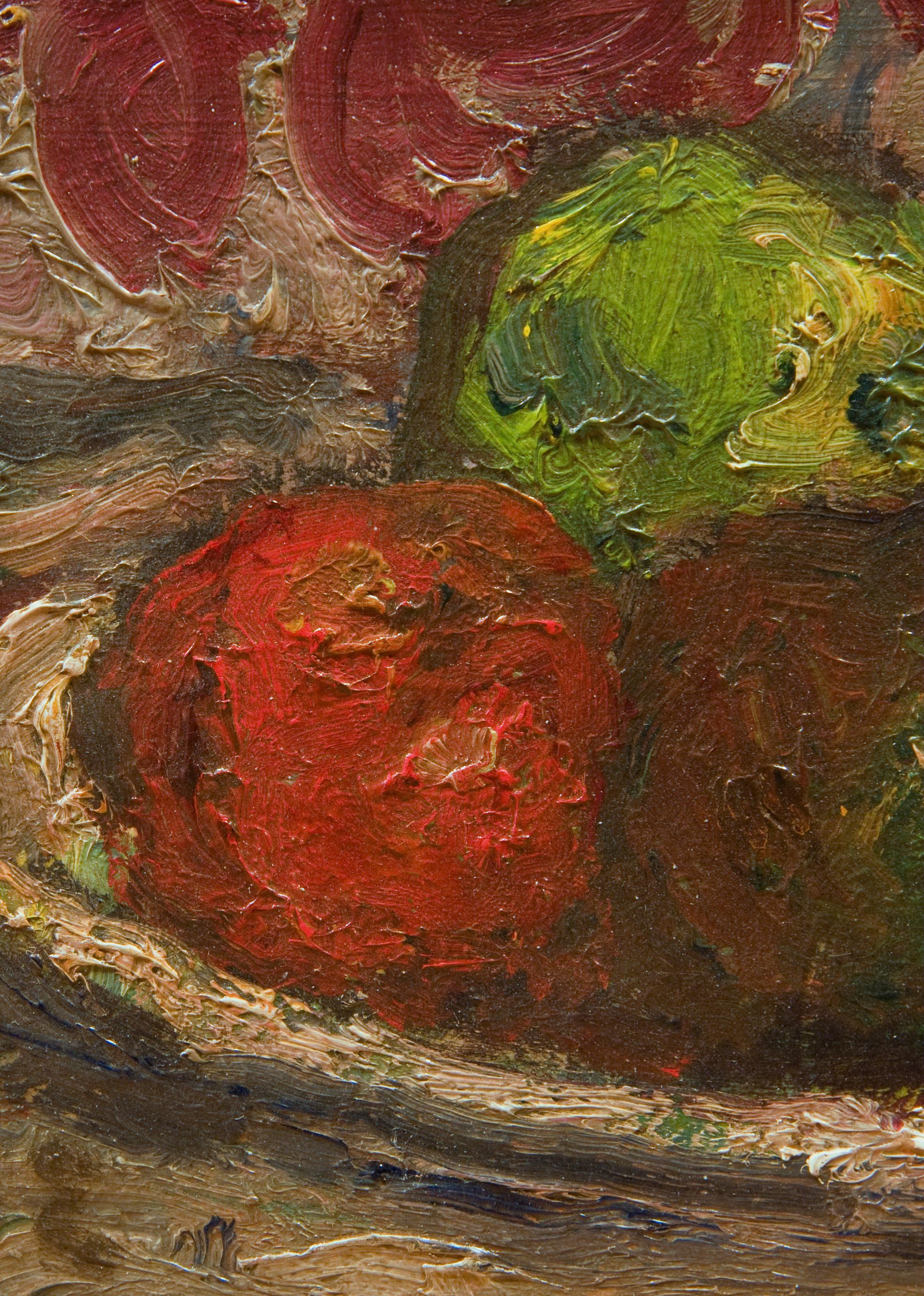 Pommes et poires  - Painting by Georges D'Espagnat