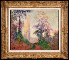 Vernouillet - Post-Impressionist Oil, Autumn Landscape by Georges D'Espagnat