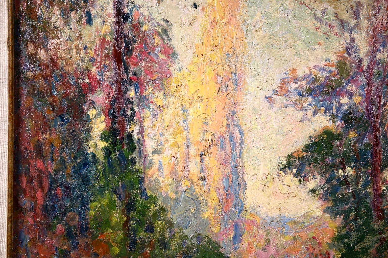 Vernouillet - Post-Impressionist Oil, Autumn Landscape by Georges D'Espagnat 6