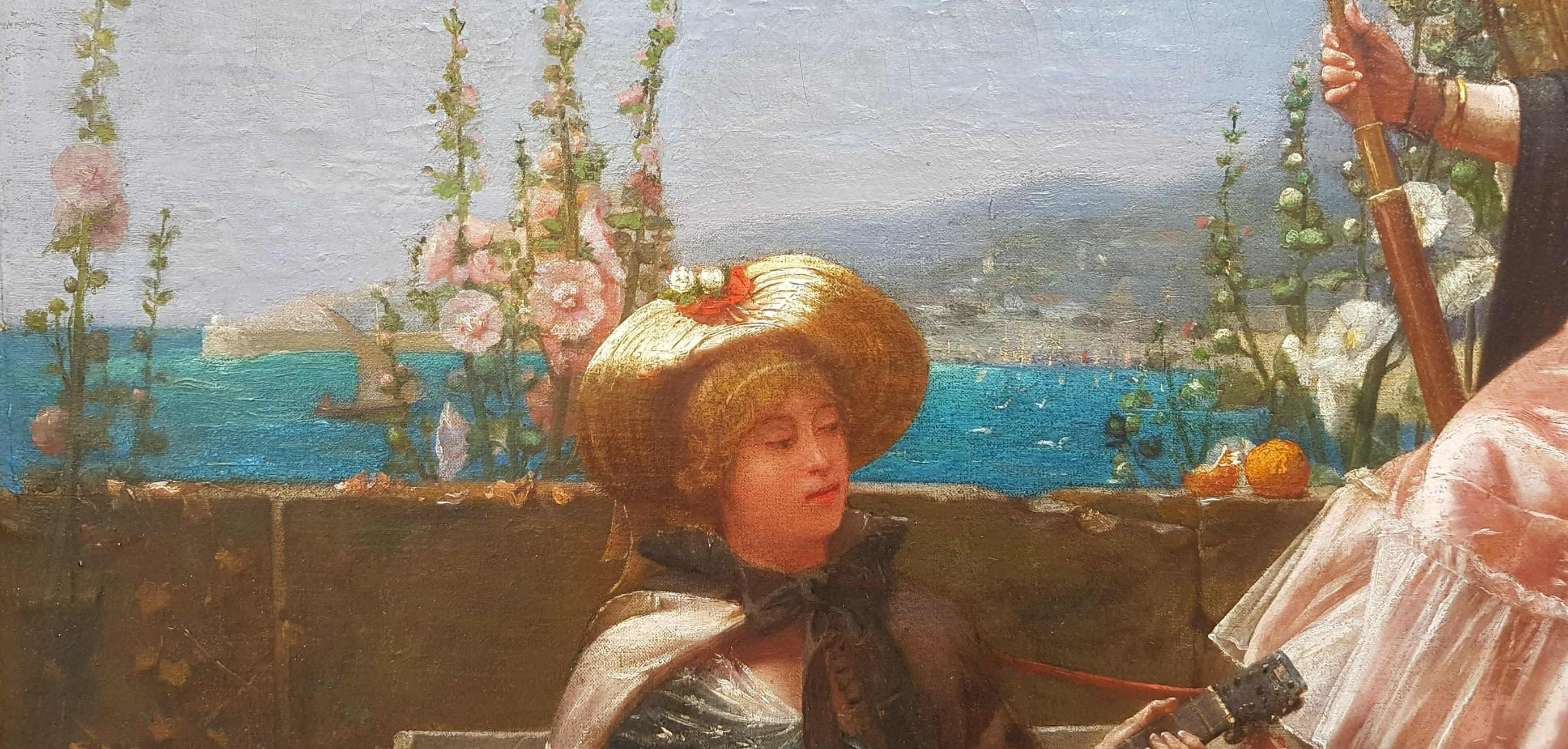 Georges DEVY (Active at the end of the 19th century) Oil on canvas 86 cm x 65 cm (96 x 76 cm with the frame) Signed and dated lower left 