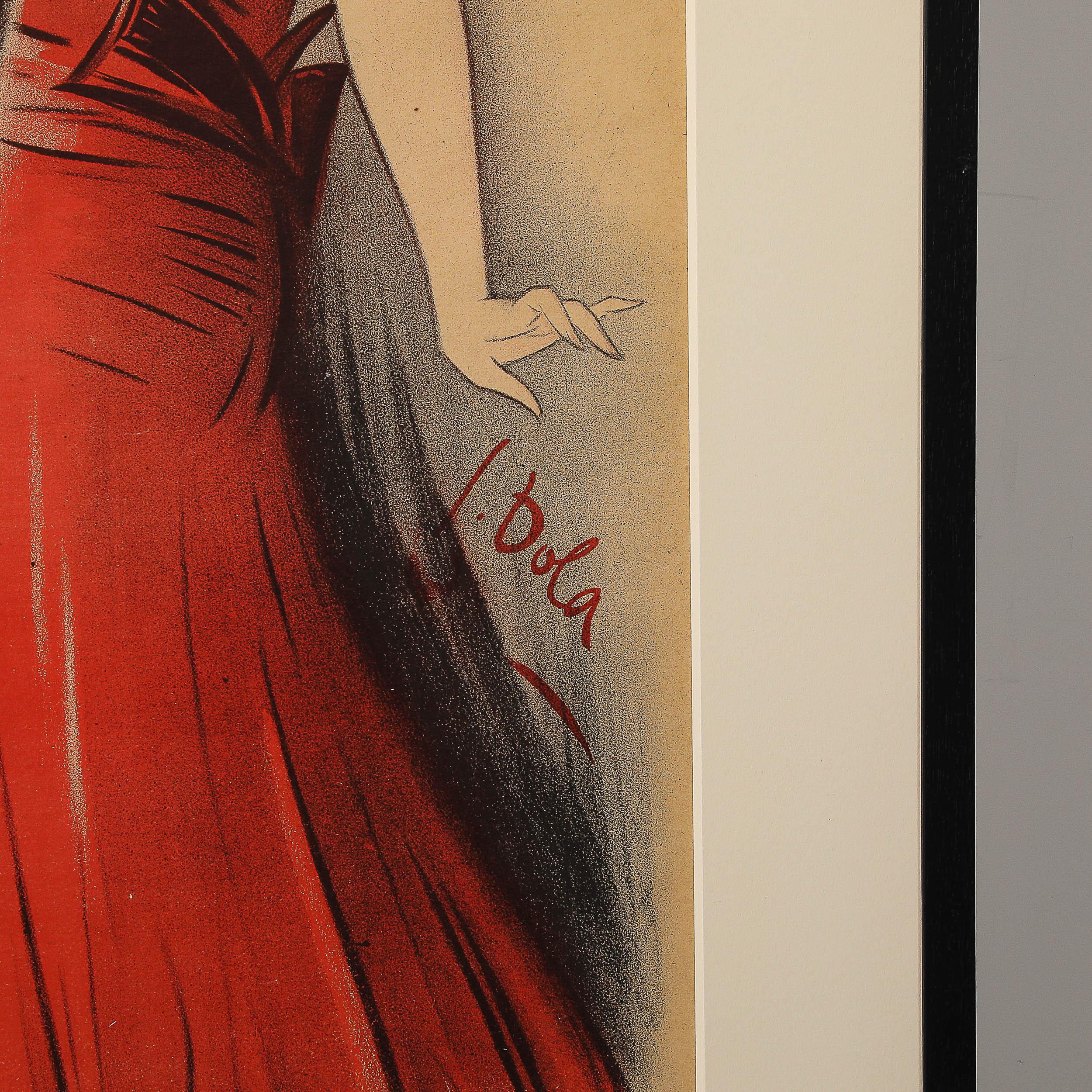 Art Deco Lithograph Poster Franz Lehar, Le Comte de Luxembourg by Georges Dola For Sale 7
