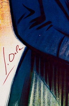 ""Chanson d'Amour", Original-Lithographie, signiert von Georges Dola