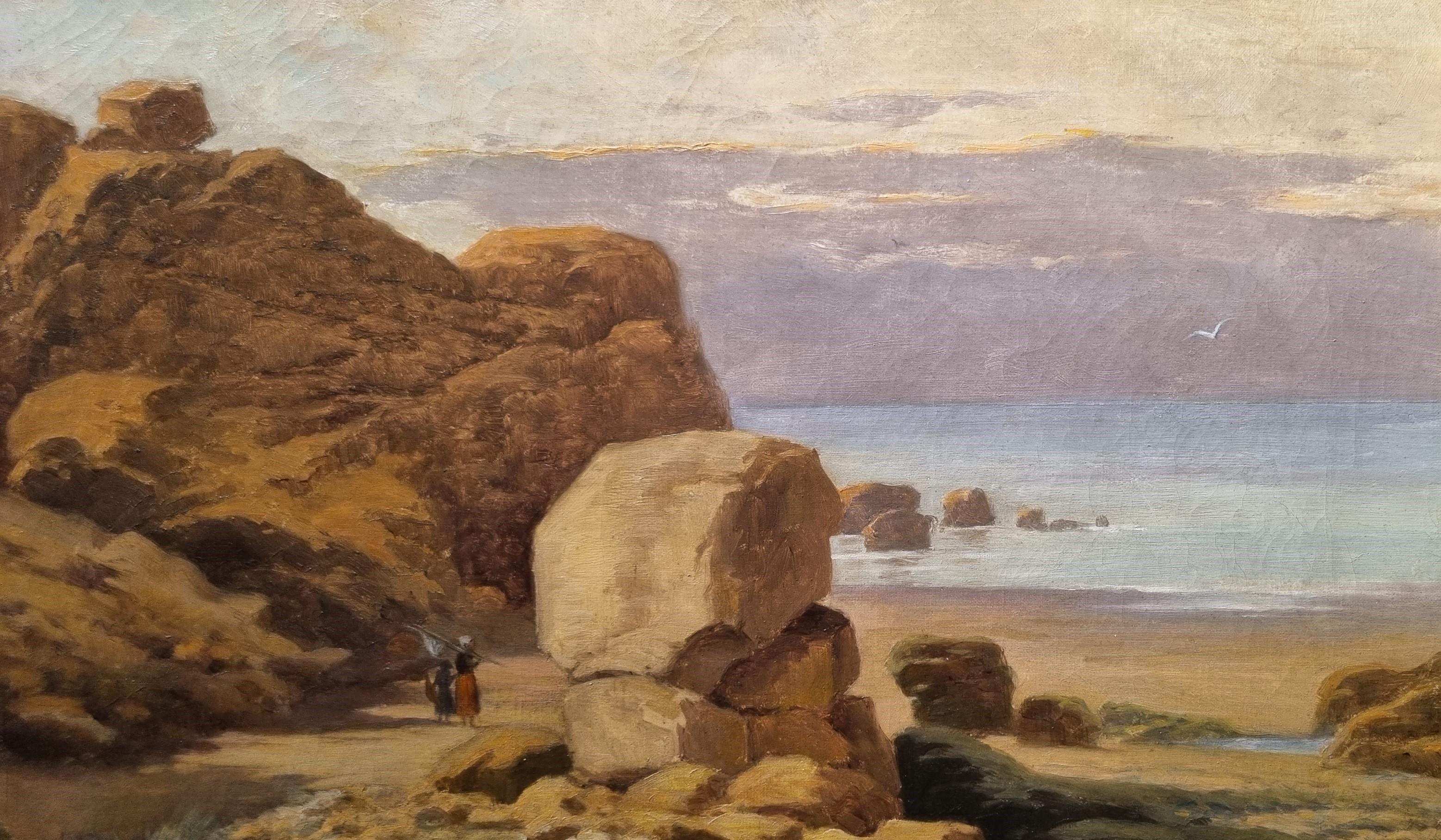 Lucien LAURENT-GESLL
Paris, 1860 – Paris, 1944
View of fisherwomen near the sea in Brittany
Oil on canvas
81 x 100 cm
Signed lower right 
