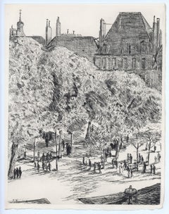 "Place des Vosges" original etching