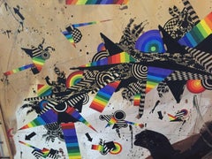 French Surrealist Abstract Painting