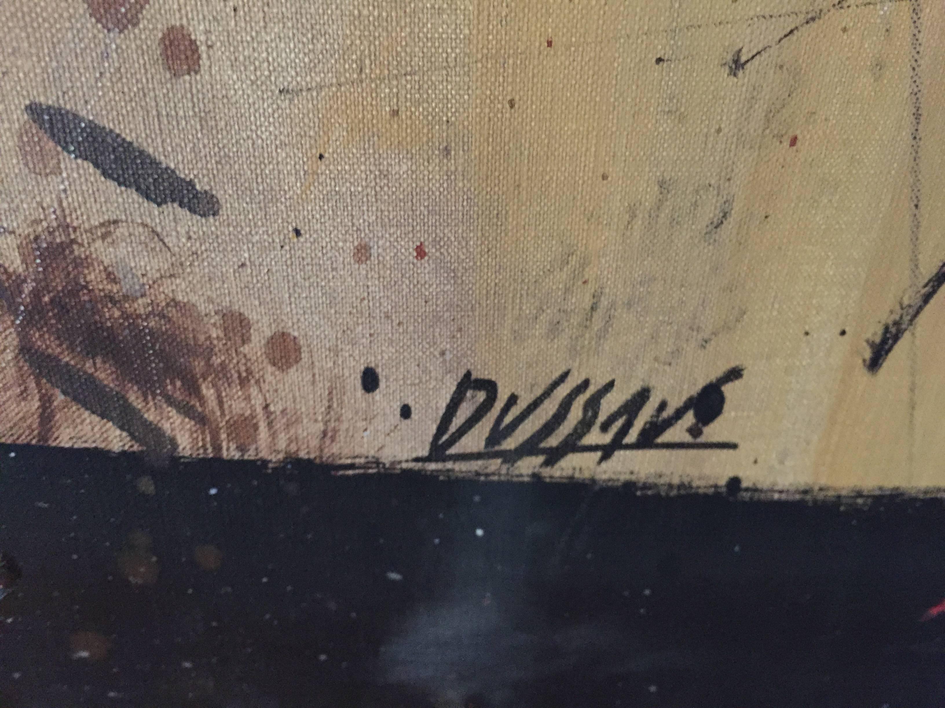 French Surrealist Abstract Painting For Sale 3