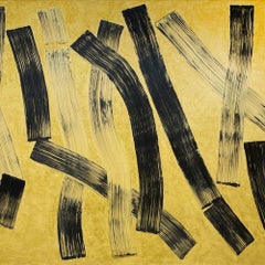 Paysage à Deux Vitesses, Abstract Oil Painting, Signed, 2000-2009