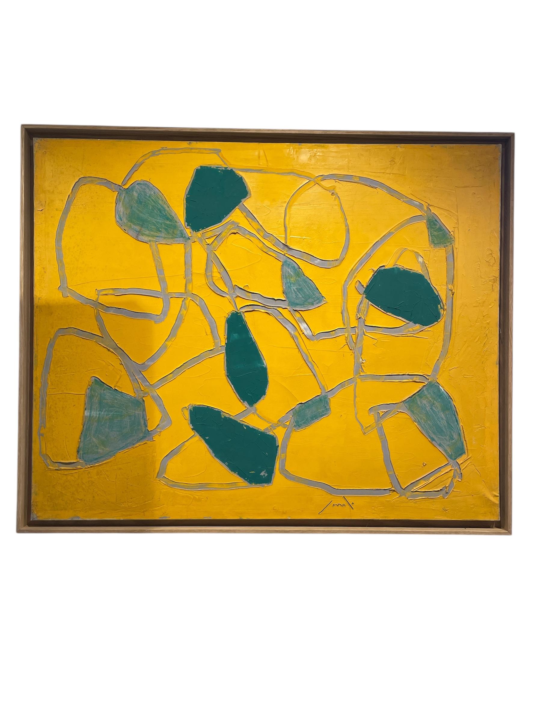 Georges Ferrato Abstract Painting - Saint Antoine