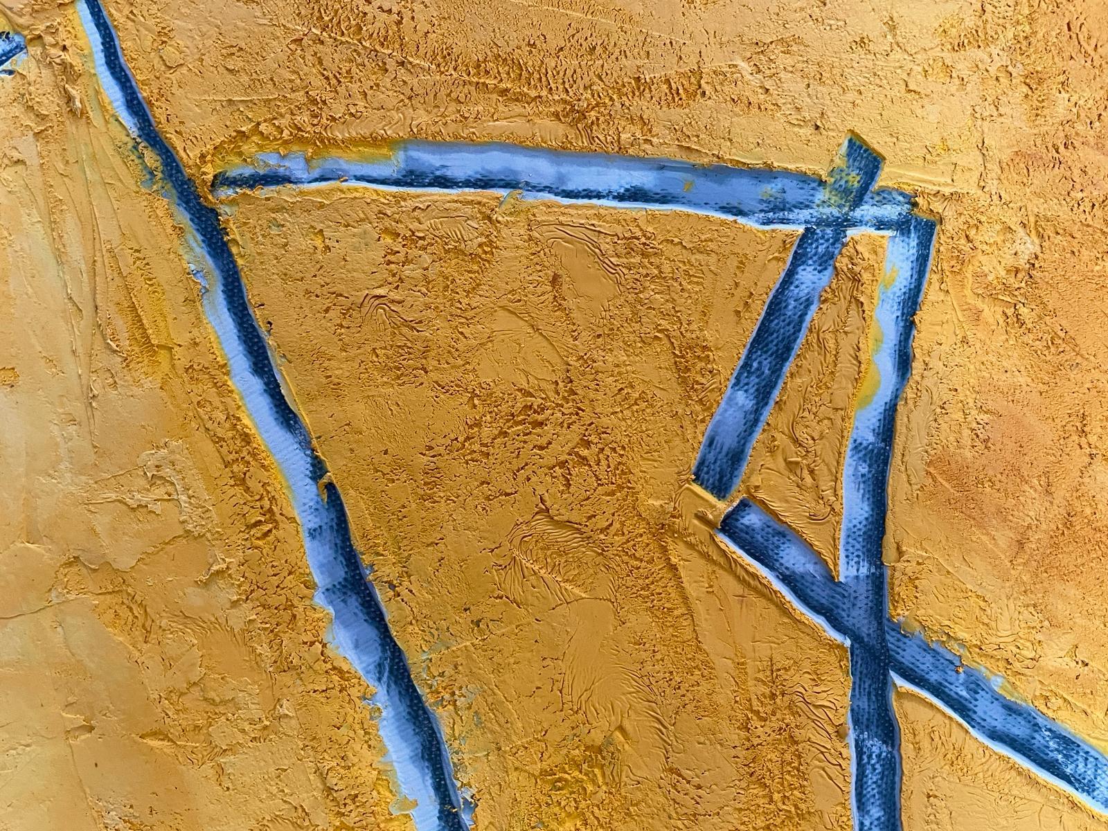 Sommières (Abstrakter Expressionismus), Painting, von Georges Ferrato