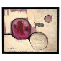 Georges Ferrato, "Abstracto" 1969 - Pintura al óleo abstracta