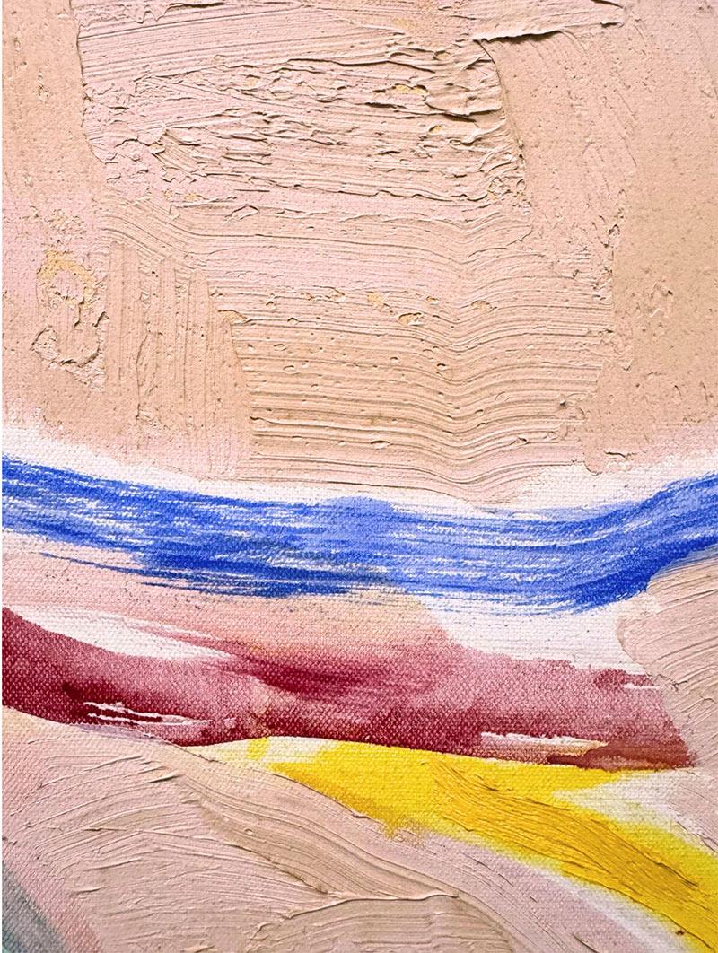 - Composition by Georges Ferrato
- Oil on Canvas
- Signed at bottom right, signed dated and titled on the back

Ferrato’s work is often associated with the abstractionist tradition, particularly geometric abstraction. While influenced by earlier