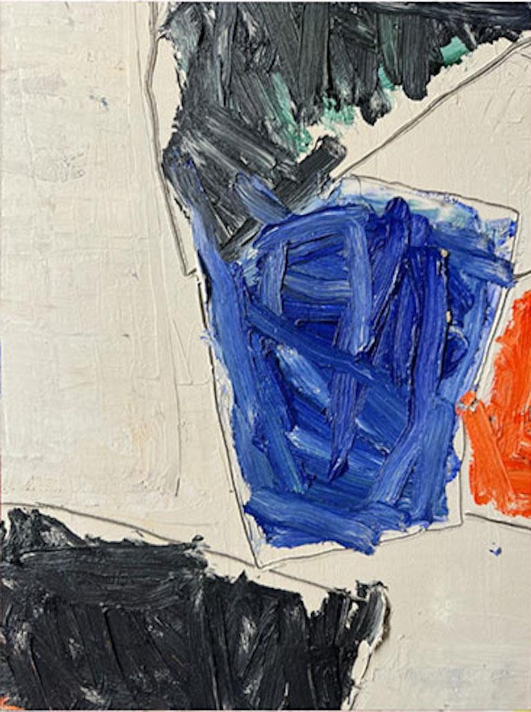 - Composition II by Georges Ferrato
- Oil on Canvas
- Signed at bottom right, signed dated and titled on the back

Ferrato’s work is often associated with the abstractionist tradition, particularly geometric abstraction. While influenced by earlier