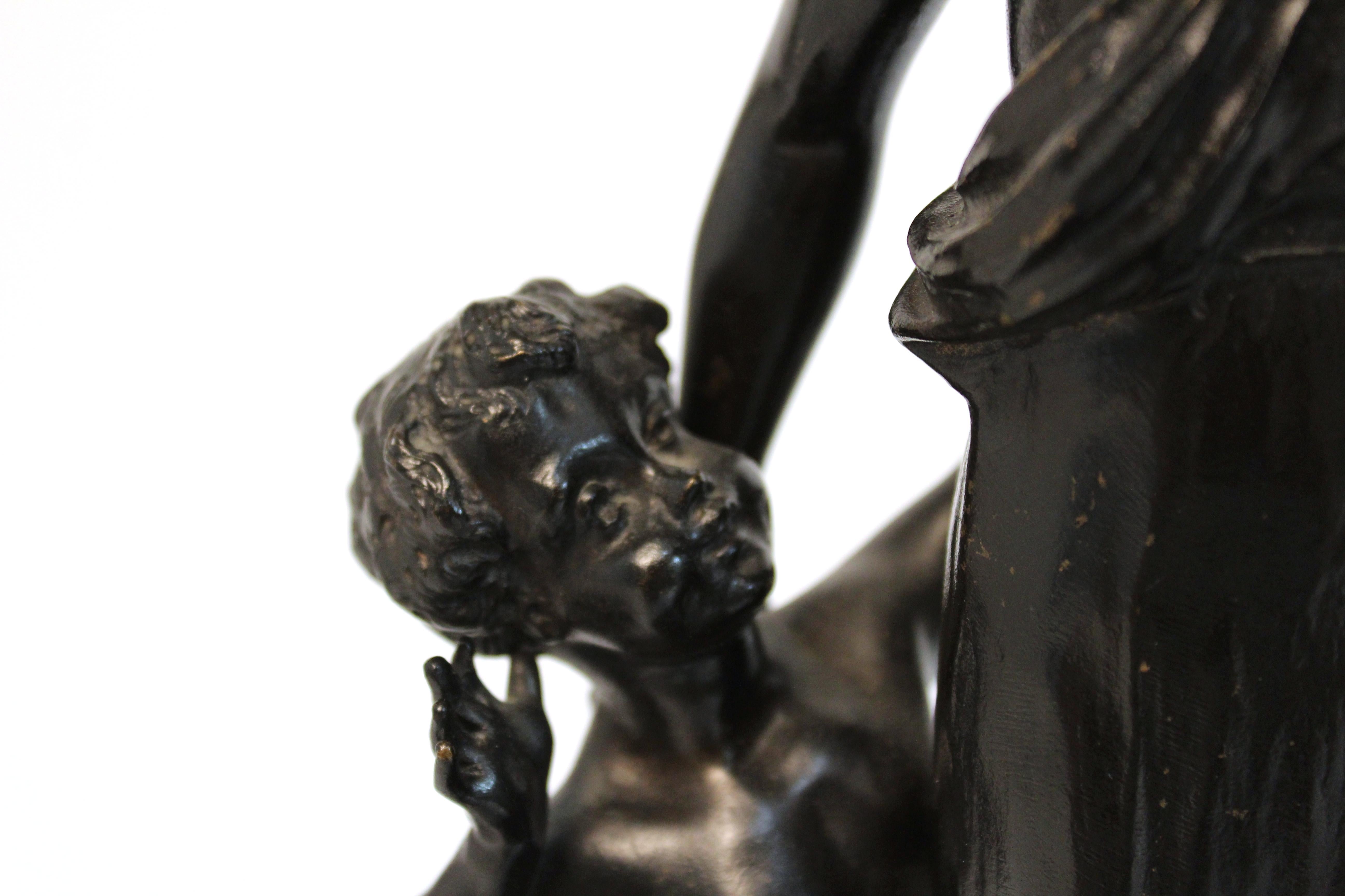 Georges Flamand Art Nouveau Bronze Sculpture 