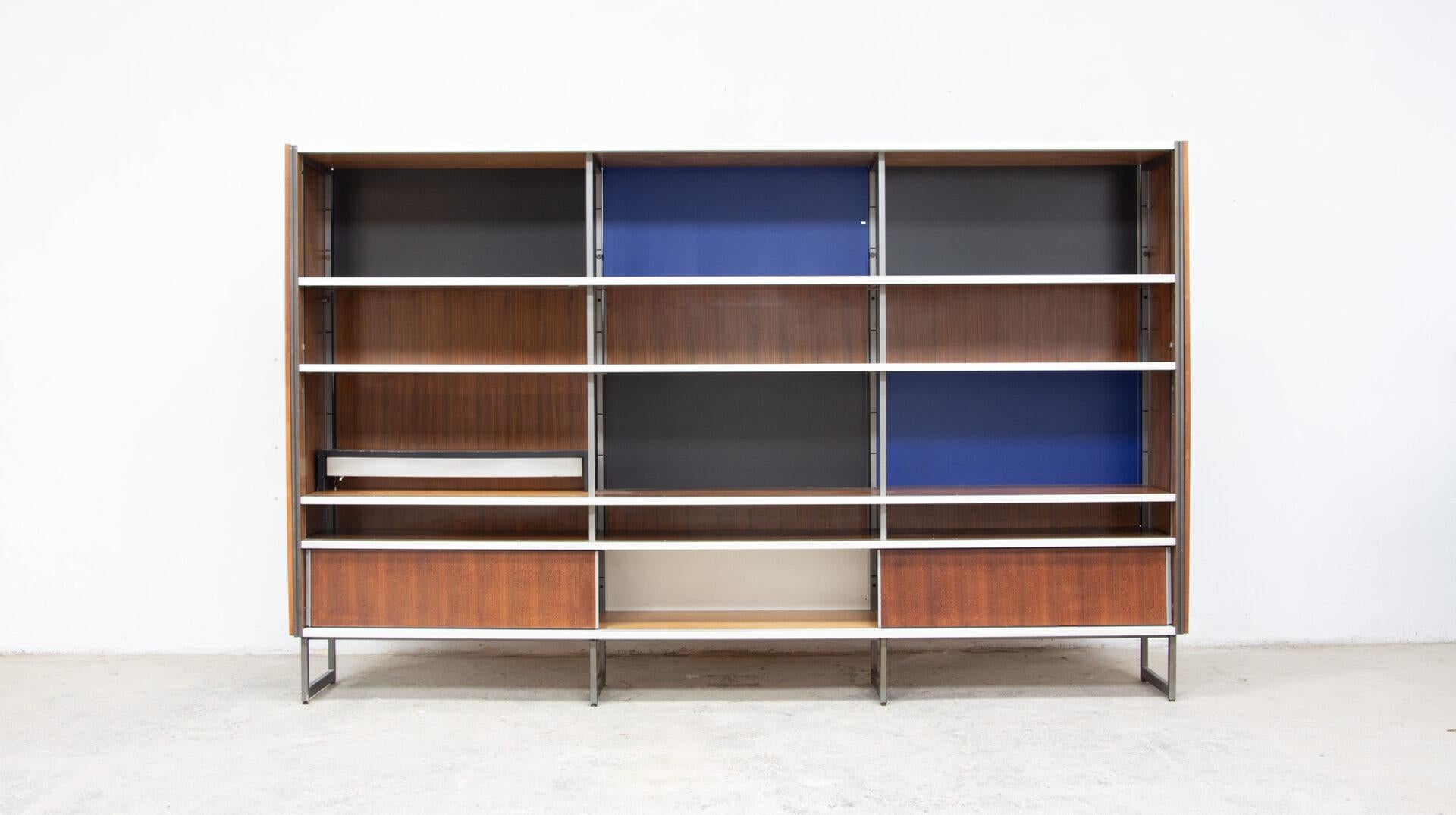 Mid-Century Modern Georges Frydman Modernist Bookcase for EFA, 1960’s For Sale