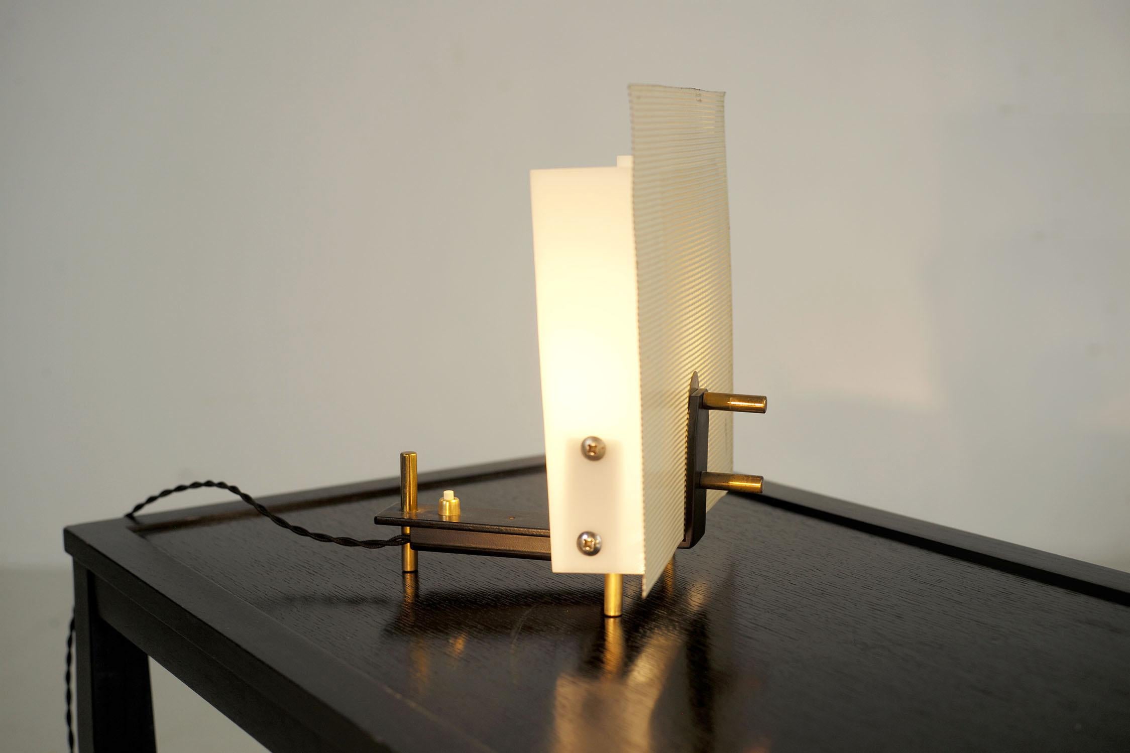 Georges Frydman, pair of modernist lamps, France 1960 3