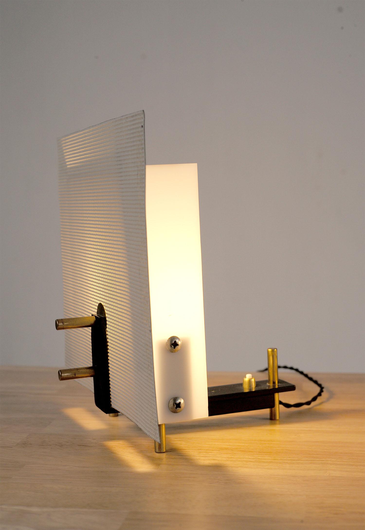 Mid-20th Century Georges Frydman, pair of modernist lamps, France 1960