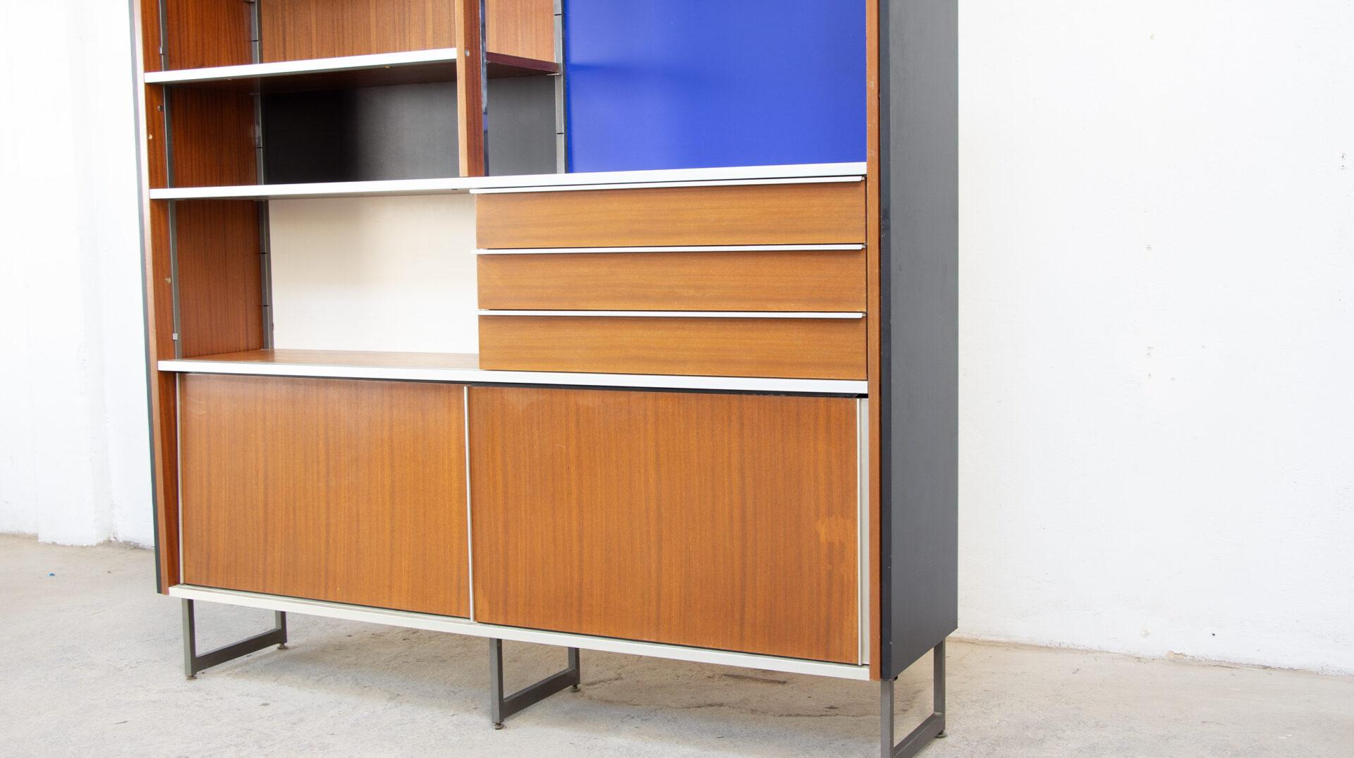 French Georges Frydman's EFA Bookcase in mahogany, 1960’s For Sale