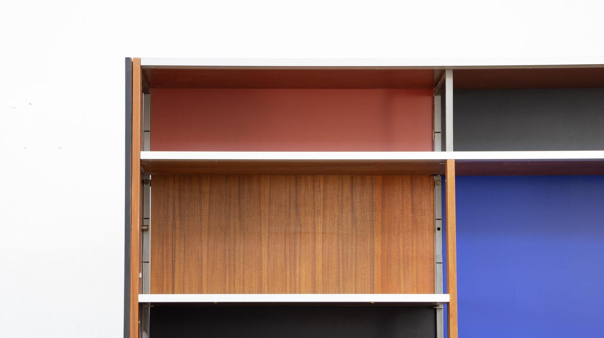Mahogany Georges Frydman's EFA Bookcase in mahogany, 1960’s For Sale