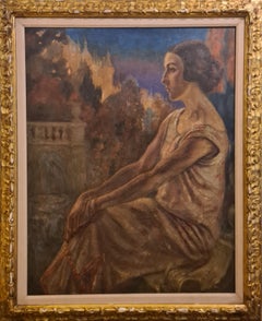 Large French Society Portrait, by repute, La Comtesse de Blacas, Château d'Ussé