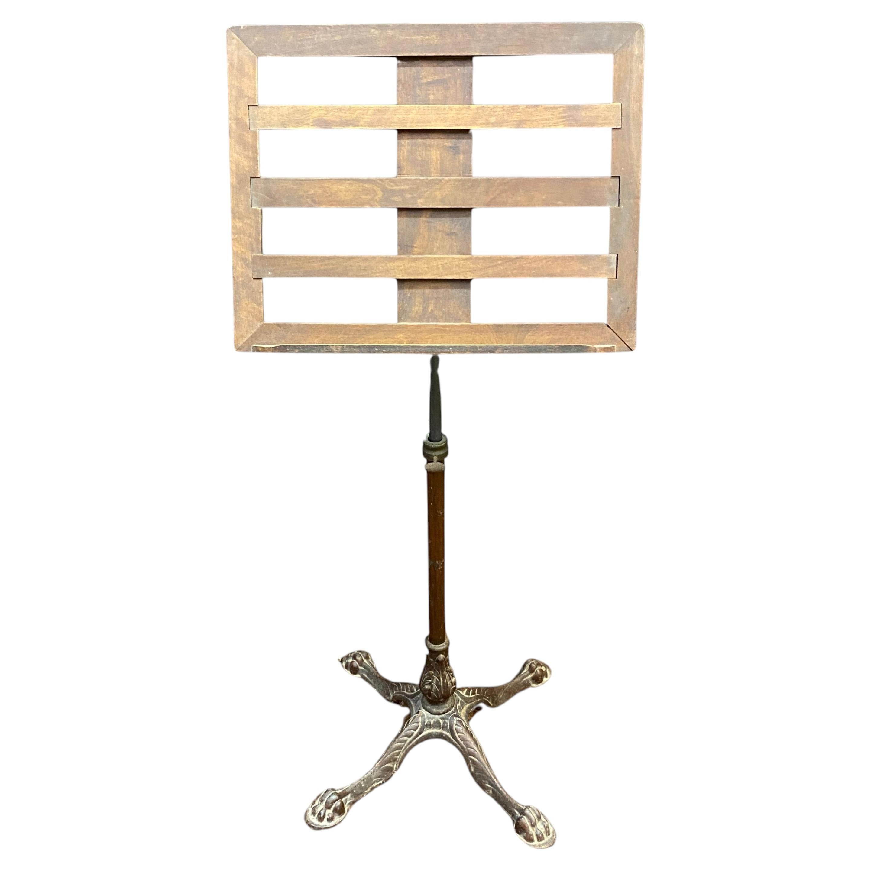 Georges Gay, "Soleil" brand lectern, music stand, menu holder circa 1930 For Sale