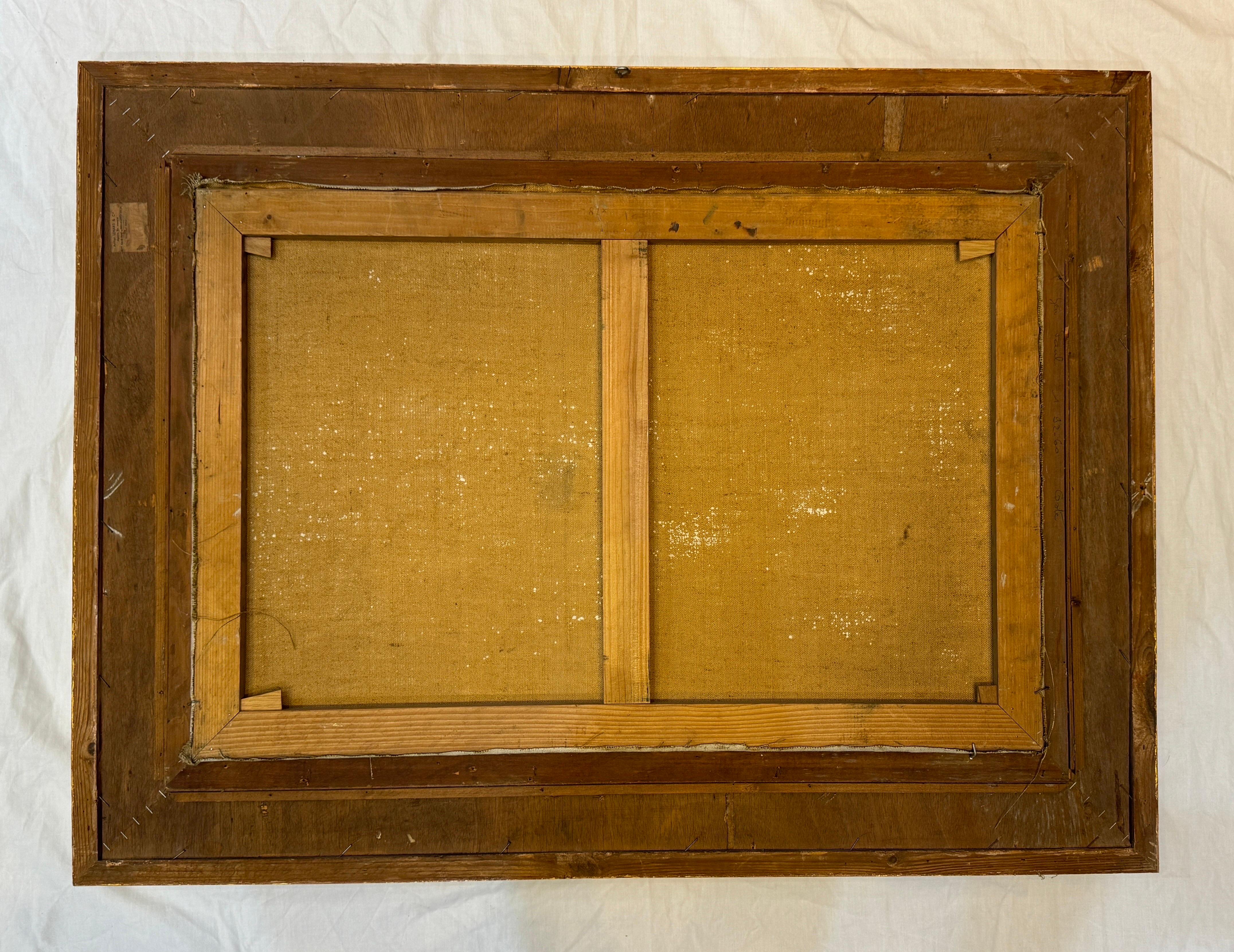 Ferrocarril de Georges Girard - Óleo sobre lienzo 54x81cm en venta 9