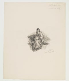 Une Femme - Lithograph by Georges Gobo