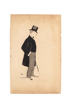 Gentlemen - Original Photolithograph by SEM - Early 20th Century