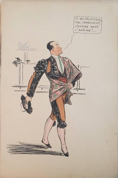Rare Vintage Art Déco « Bottoms blancs »  Lithographie Pochoir