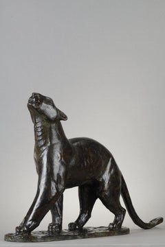 La panthère renifle