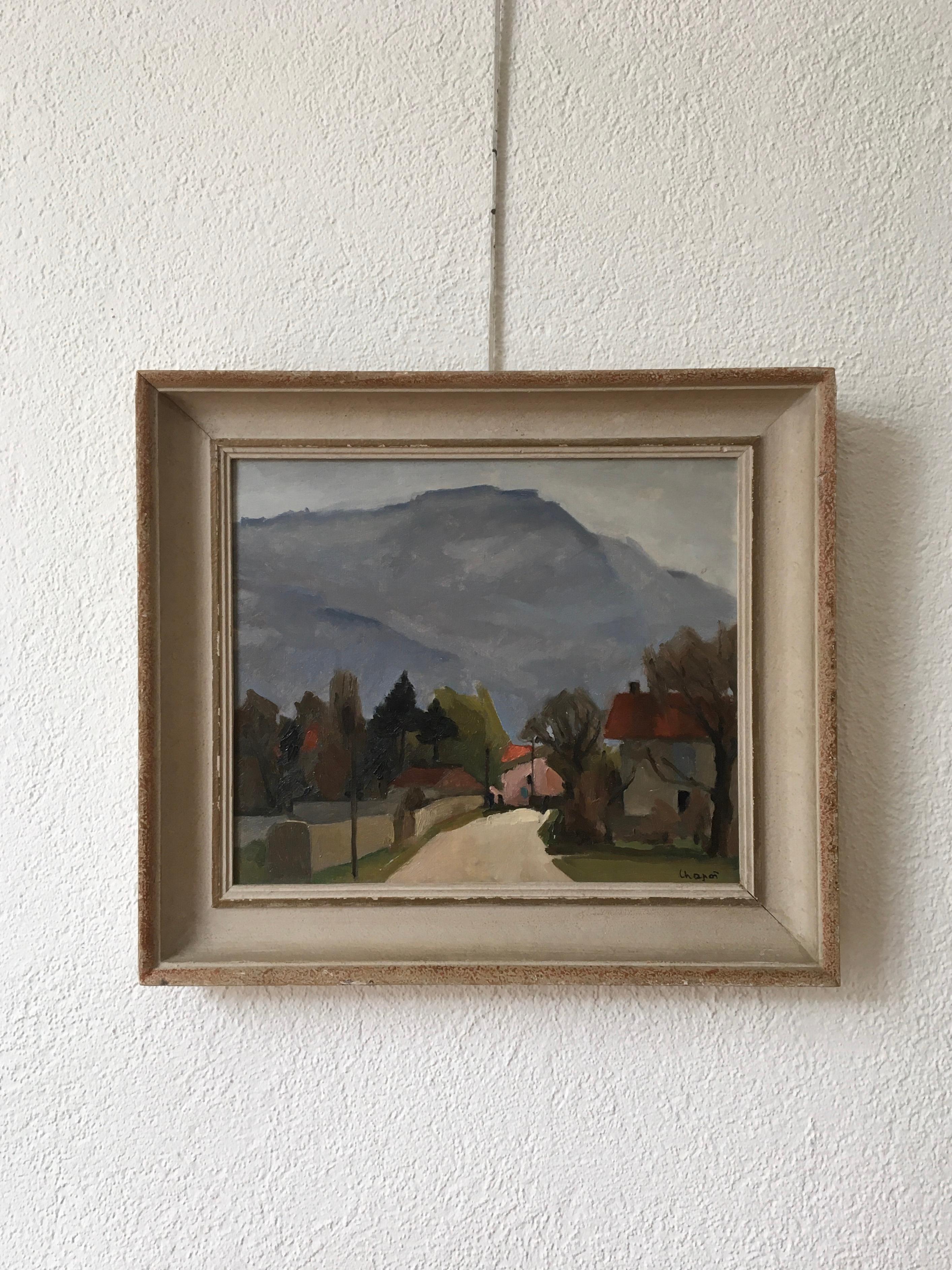 Landstraße – Painting von Georges Henri Chapot