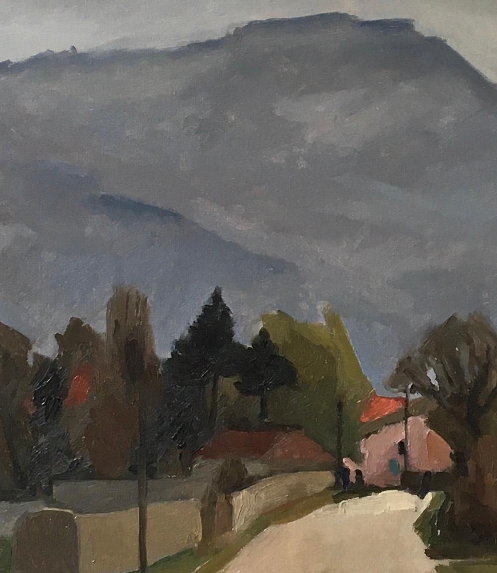 Arbeiten auf Leinwand
Beigefarbener Holzrahmen
47 x 53 x 4,7 cm