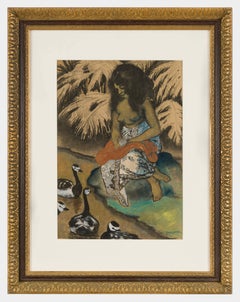 La jeune Tahitienne by Georges Manzana Pissarro