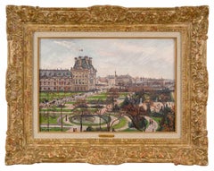 Les Tuileries by Georges Manzana Pissarro - Oil Painting, Cityscape, France