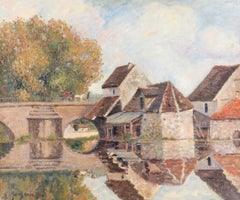 Petit Lavoir du Pont Pierre, Morêt-sur-Loing by Georges Manzana Pissarro, 1902
