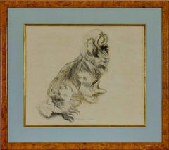 Il pechinese (Le Pékinois), disegno di un cane di Georges Manzana Pissarro