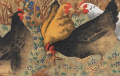 Vintage Les poules by Georges Manzana Pissarro - Stencil