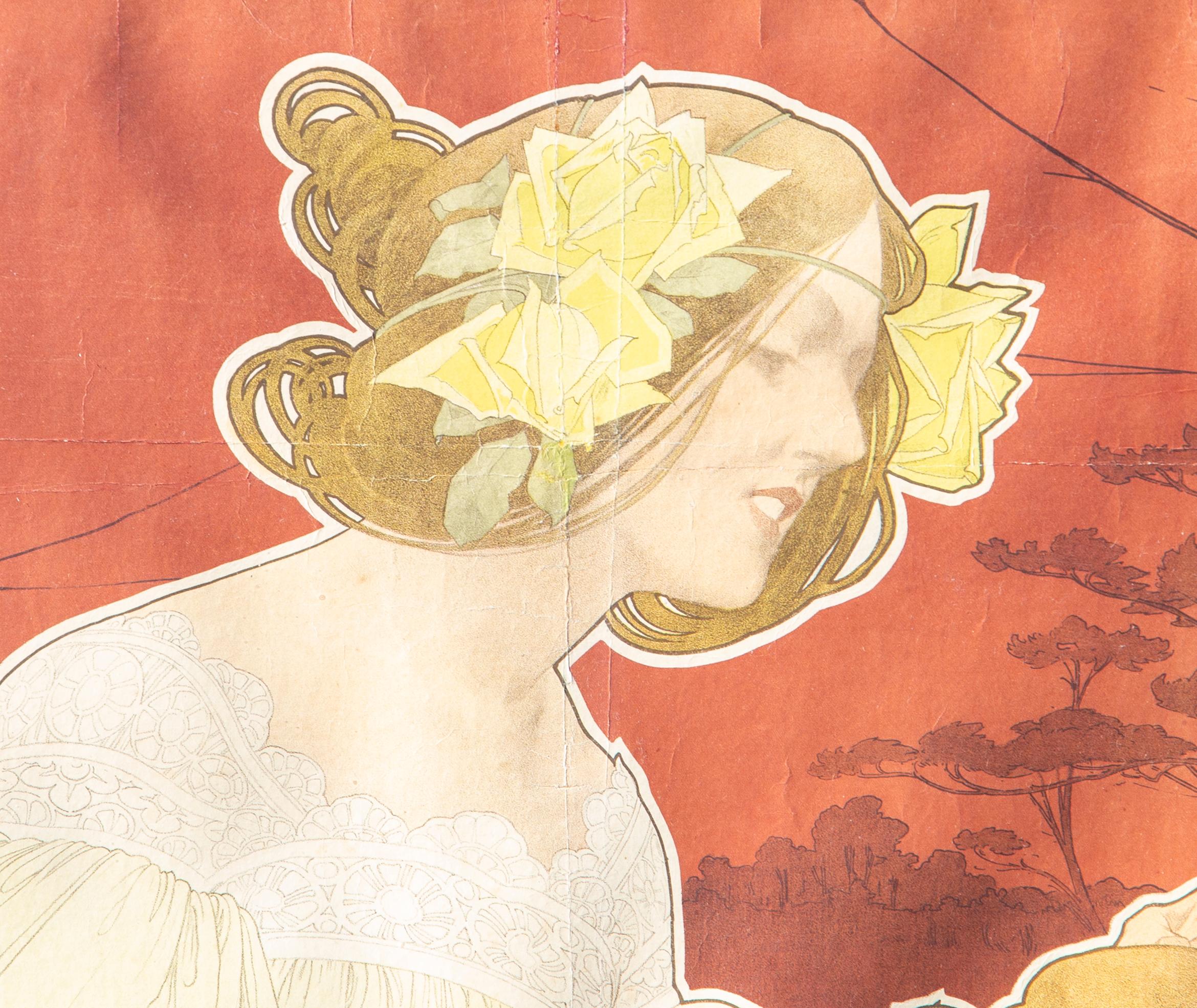 Palais de la Femme, litografia Art Nouveau di Georges Henri Privat-Livemont in vendita 1