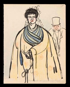 Madame et Monsieur - Disegno originale di Georges-Henri Tribout - 1940