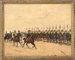 Cavalry review of the 2nd Lancers regiment