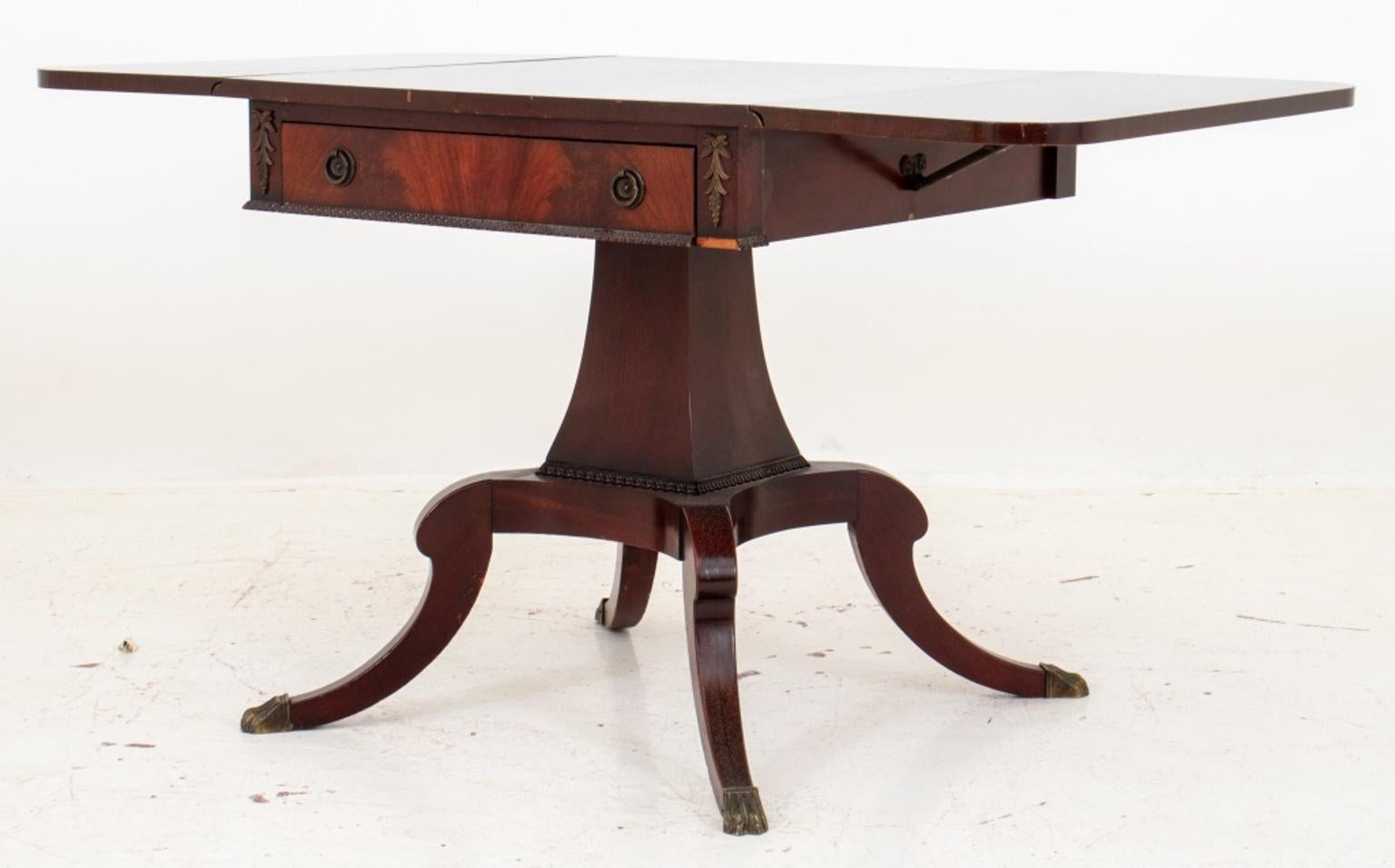 20th Century Georges III Style Mahogany Pembroke Table